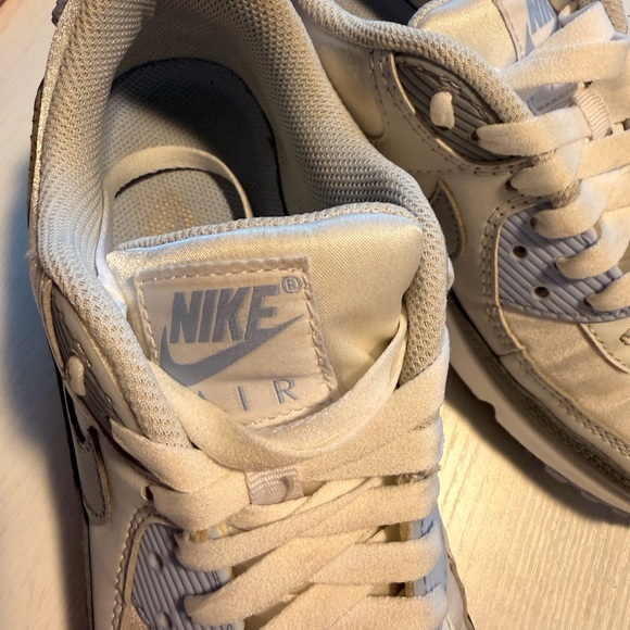 Nike Air Max 90 Blue, White and Gray Sneakers - Picture 4 of 4